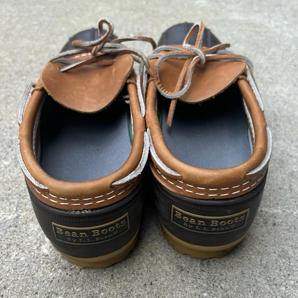 LL Bean duck boots low cut ankle men size 8